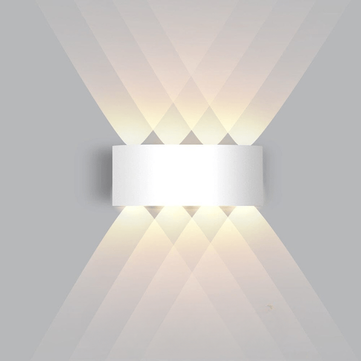 Vattentät LED-utomhusvägglampa – smal aluminium, energisnål