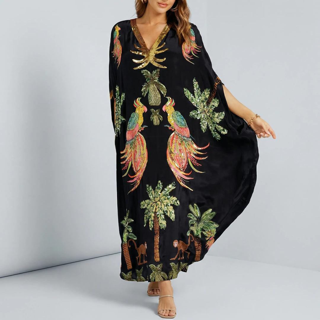 Vid ankellång kaftan - Luana