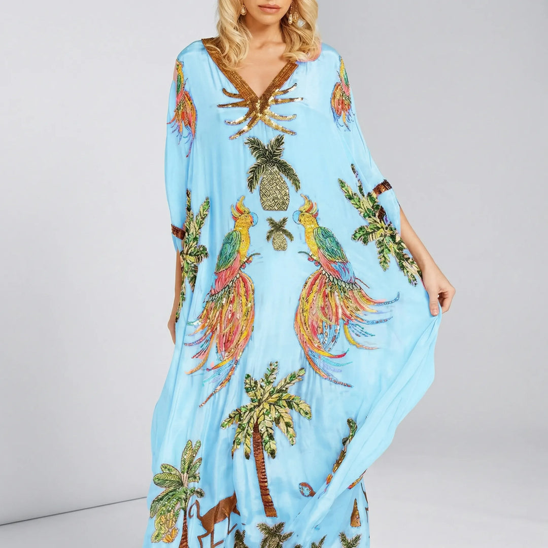 Vid ankellång kaftan - Luana