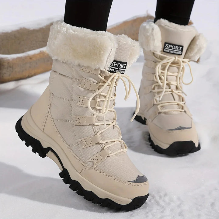 Damernas Vinterstövlar – Mjuk Foder och Förbättrat Grepp - Snöboots