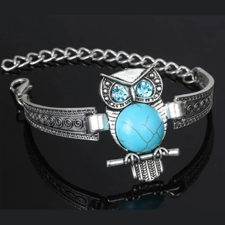Vintage Uggla Turkos Berlockarmband