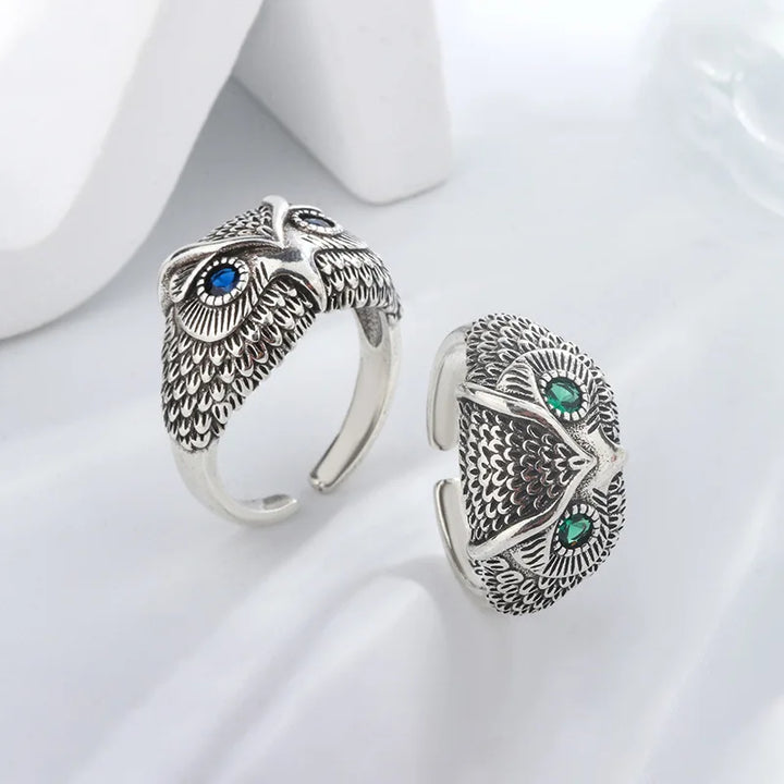 Uggla Ring i sterlingsilver