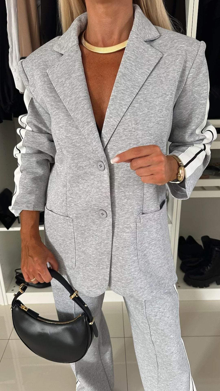EliteEase VivaSet 2-delat set | Kavaj och byxor i avslappnad passform för en snygg look