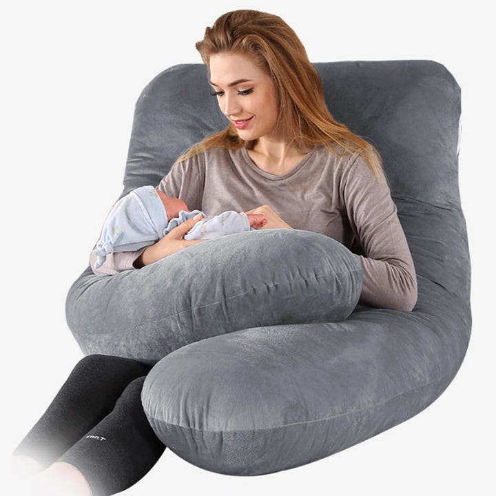 ComfortNest gravidkudde och sidosovkudde – Extra stöd för mamma och barn