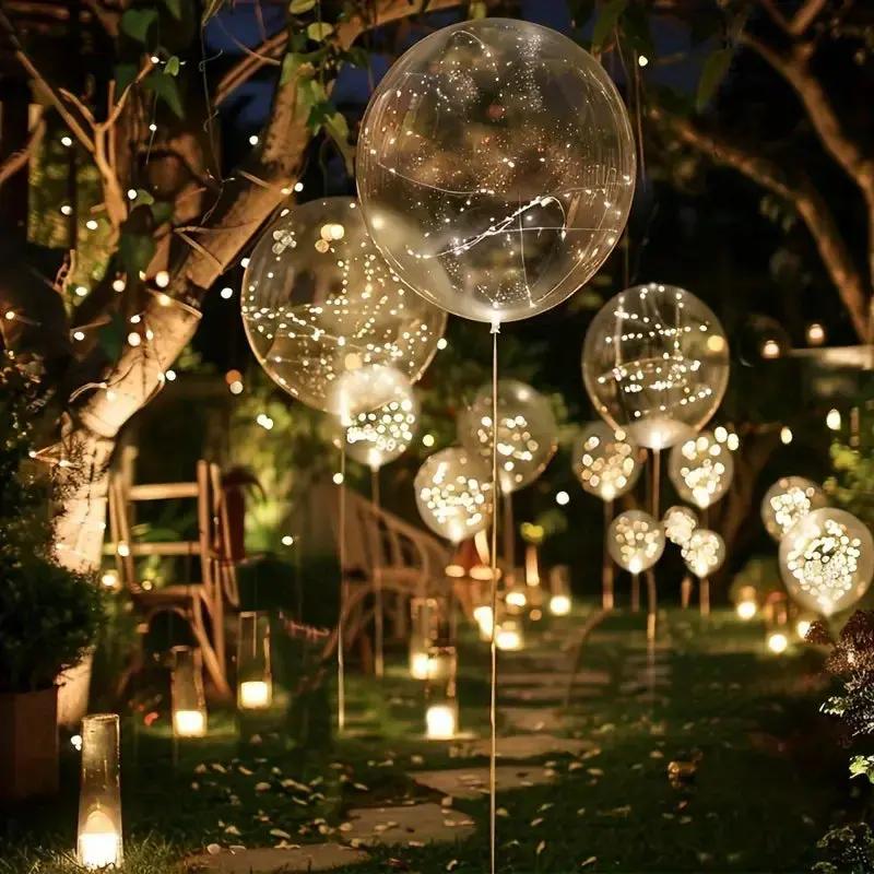 LED-ballongset (10-pack) – varmt ljus, ingen strömkälla behövs, för alla tillfällen