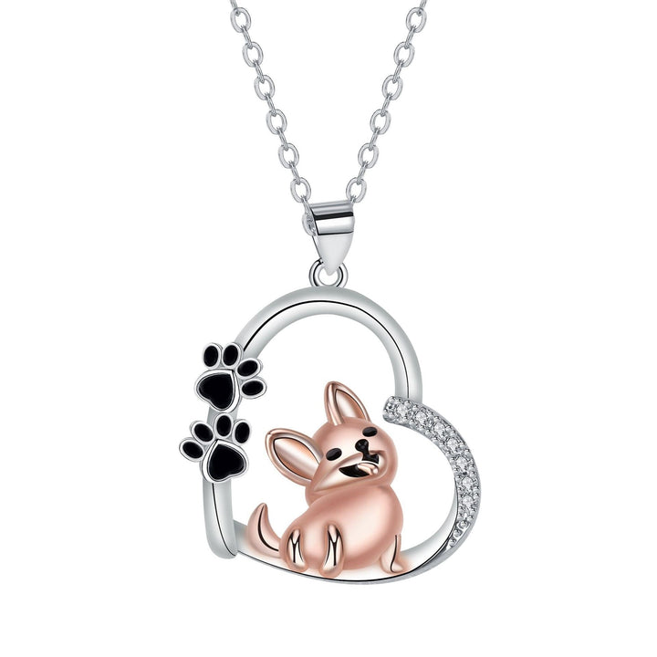 Söt Hjärtformat Hundhänge Halsband
