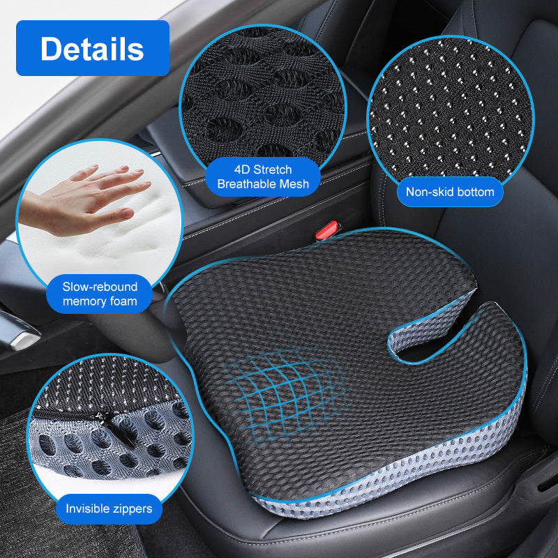 Ergonomisk triangelkudde för bilen – stöd i minnesskum