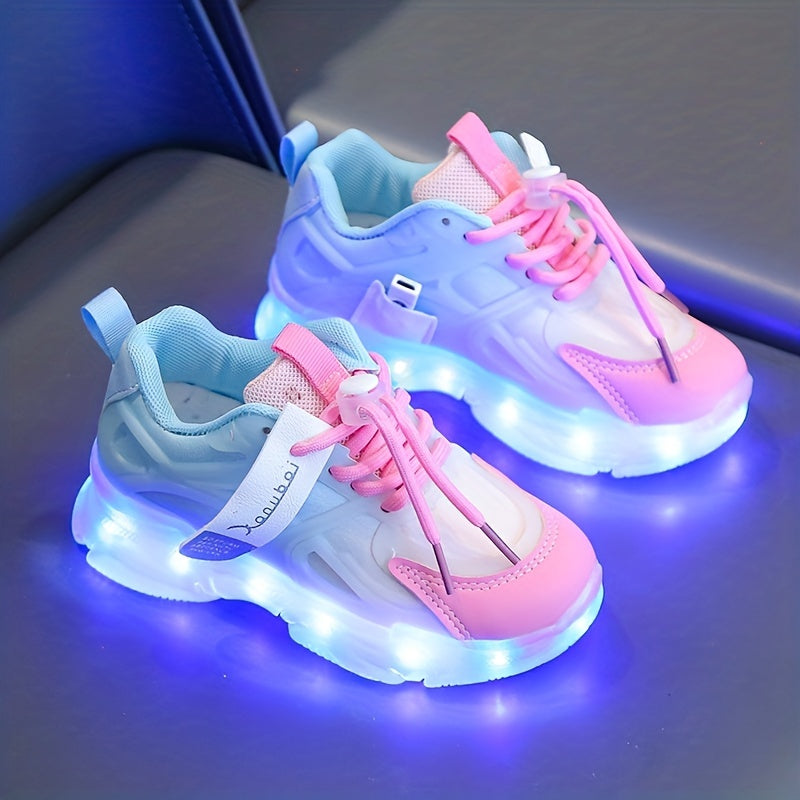 Ljussneakers för barn – färgglada, med LED-belysning för en lekfull look