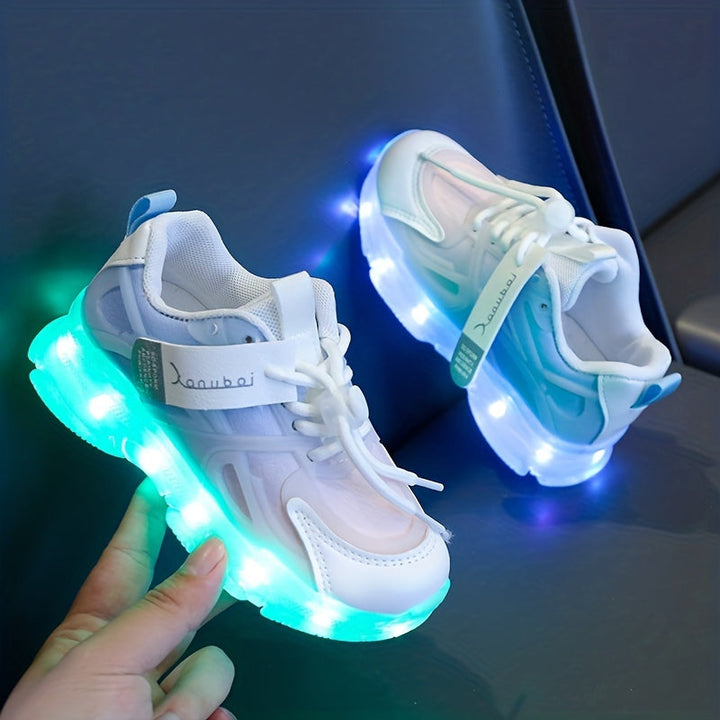 Ljussneakers för barn – färgglada, med LED-belysning för en lekfull look