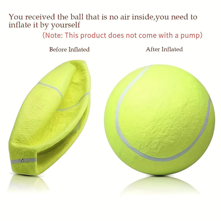Extra Slitstark Tennisboll för Stora Hundar – Perfekt för Lek och Utomhusaktiviteter