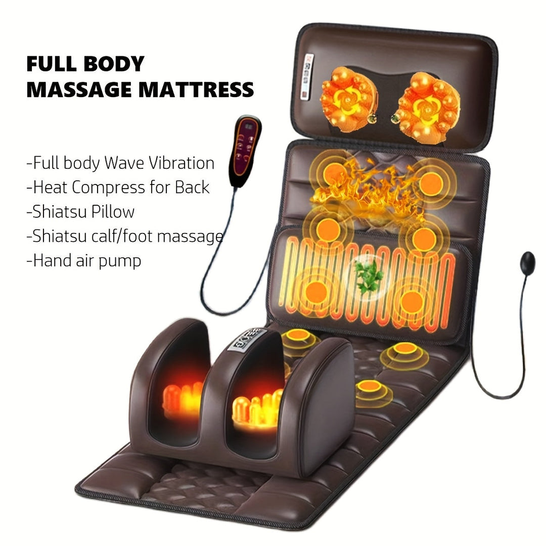 Massagemadrass med helkroppsmassage – komfort och avkoppling i ett