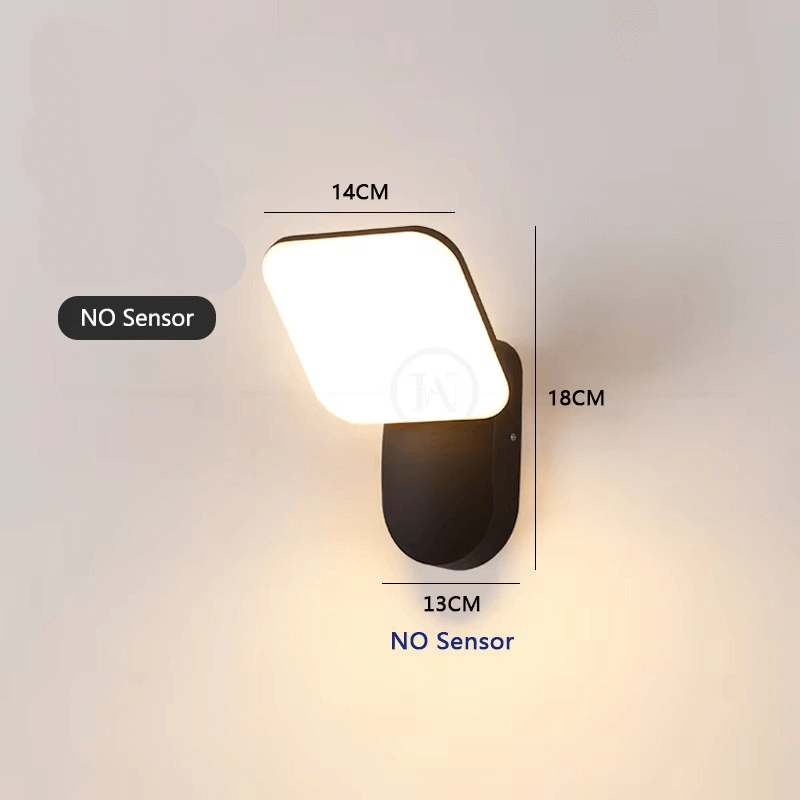 Smart LED-vägglampa med rörelsesensor