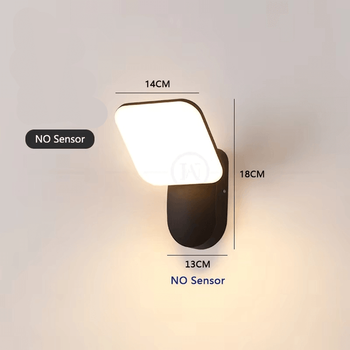 Smart LED-vägglampa med rörelsesensor