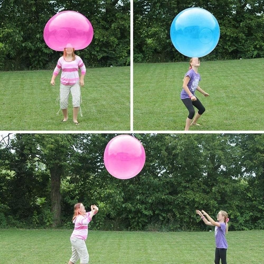 Jättestor hoppboll – studsäkert utomhusnöje (ballongboll)