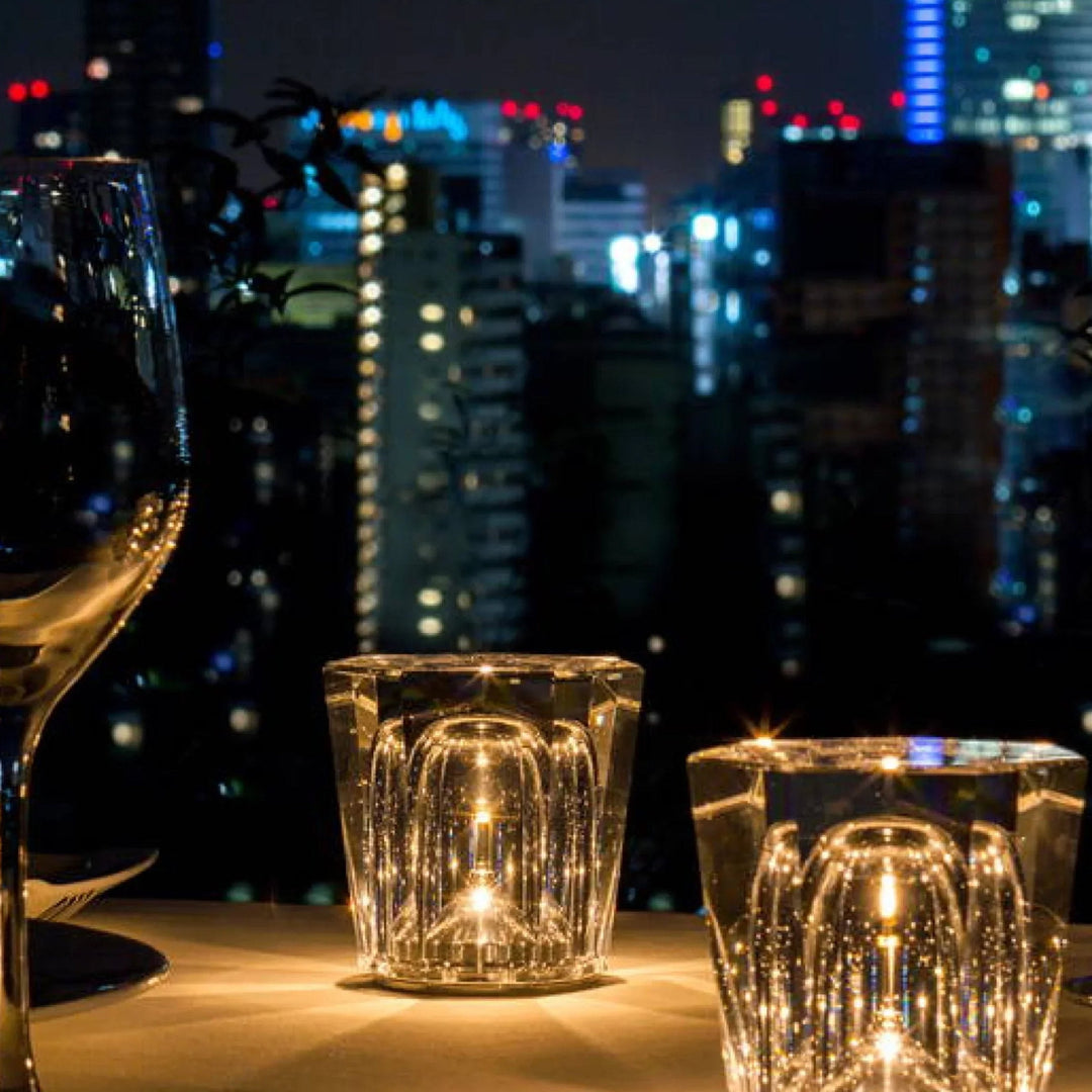 Laddningsbar kristallbordslampa med diamantdesign – lyxutgåva