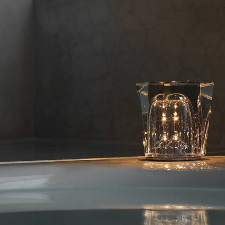 Laddningsbar kristallbordslampa med diamantdesign – lyxutgåva
