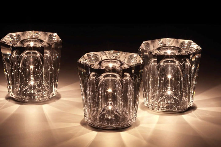 Laddningsbar kristallbordslampa med diamantdesign – lyxutgåva