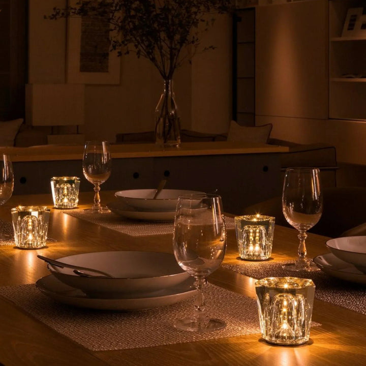Laddningsbar kristallbordslampa med diamantdesign – lyxutgåva