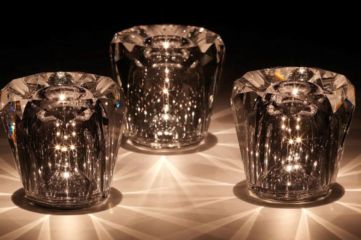 Laddningsbar kristallbordslampa med diamantdesign – lyxutgåva