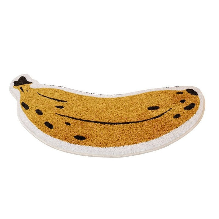 Halkfri badrumsmatta med design av banan eller aubergine – ZestPad