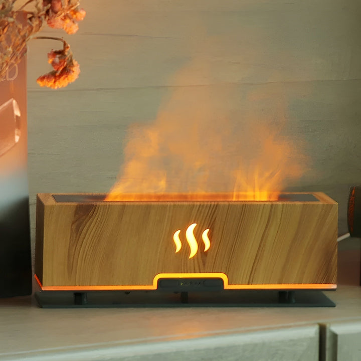 Multifunktionell aromluftfuktare – GlowFlame
