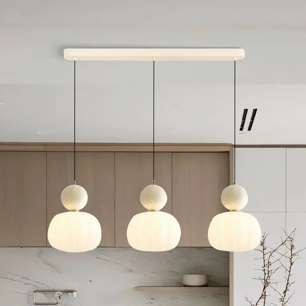 CrèmeLuma taklampa - Art déco-design