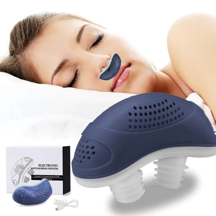 BreatheEase Micro CPAP sömnapnéenhet – Kompakt anti-snarkenhet för bättre sömn