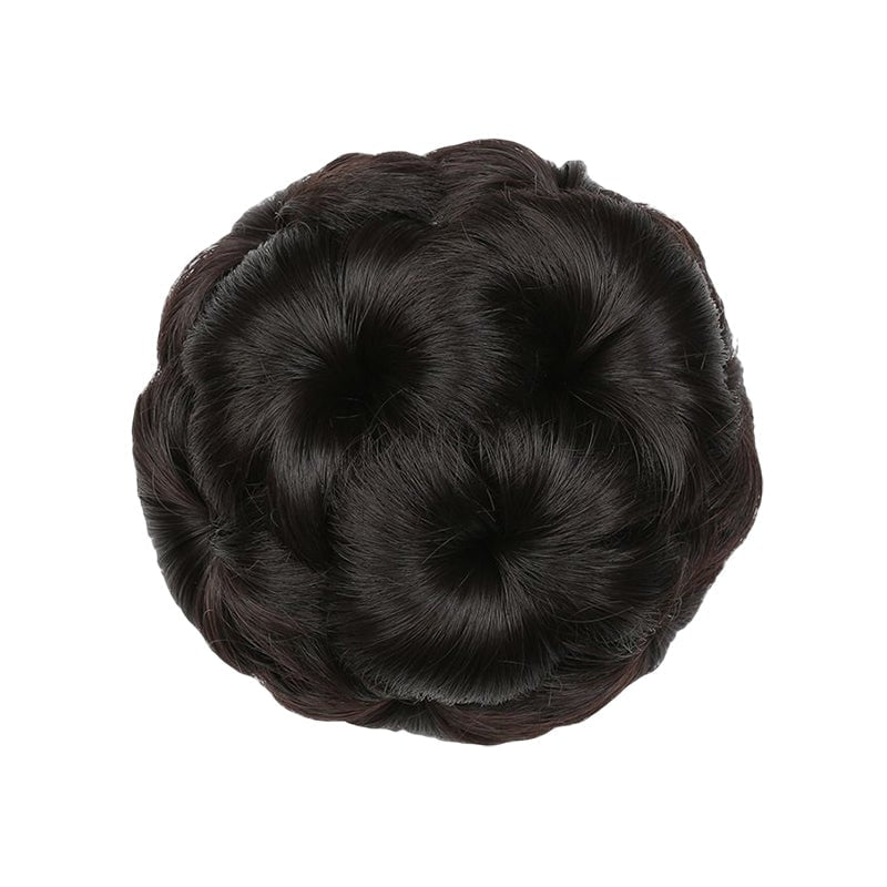 Blomformad hårklämma med extensions – Fiora