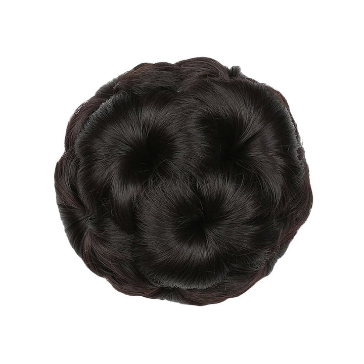 Blomformad hårklämma med extensions – Fiora