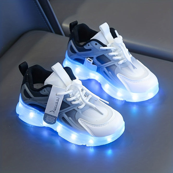 Ljussneakers för barn – färgglada, med LED-belysning för en lekfull look
