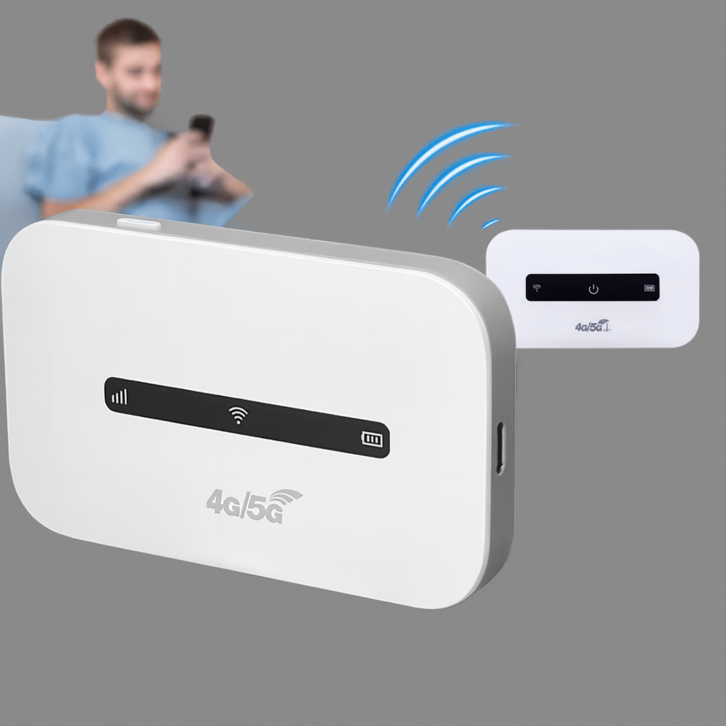 Bärbar Wi-Fi-router – Internetåtkomst när du är på språng