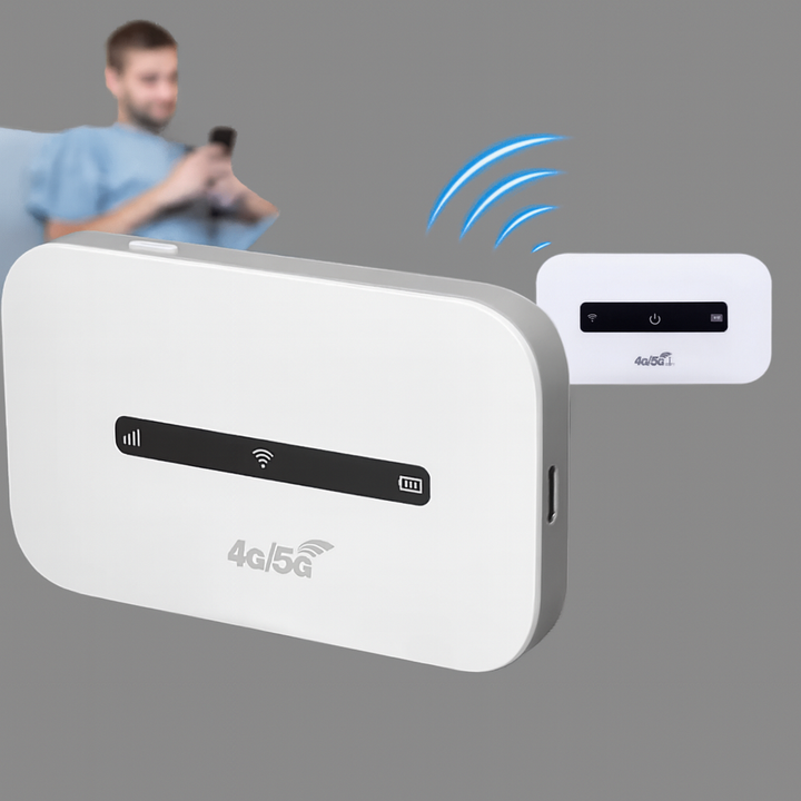 Bärbar Wi-Fi-router – Internetåtkomst när du är på språng