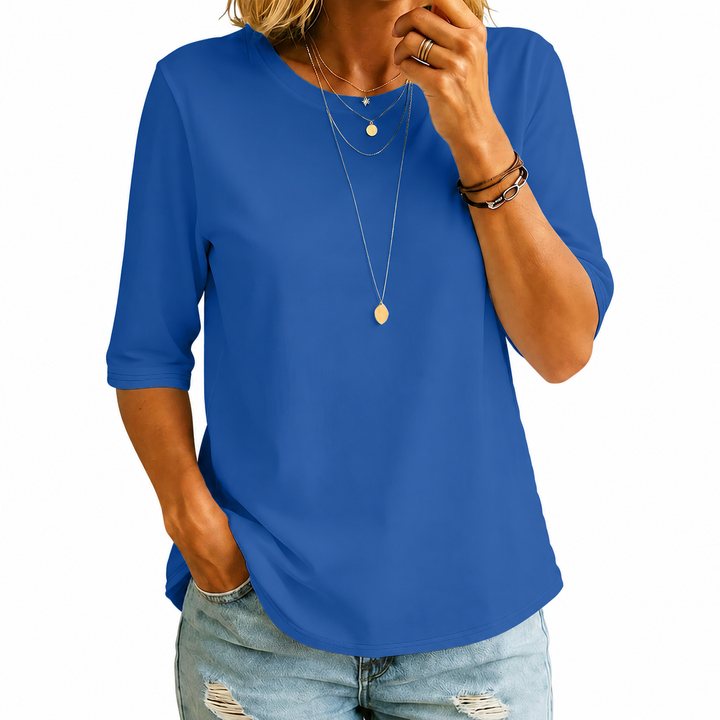 Comfort Coverage-t-shirt med längre halvlånga ärmar