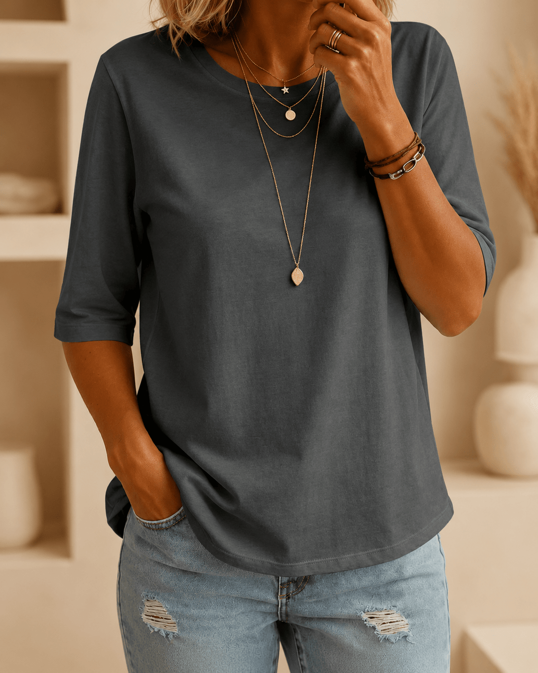 Essential Comfort T-shirt – klassisk kortärmad basic