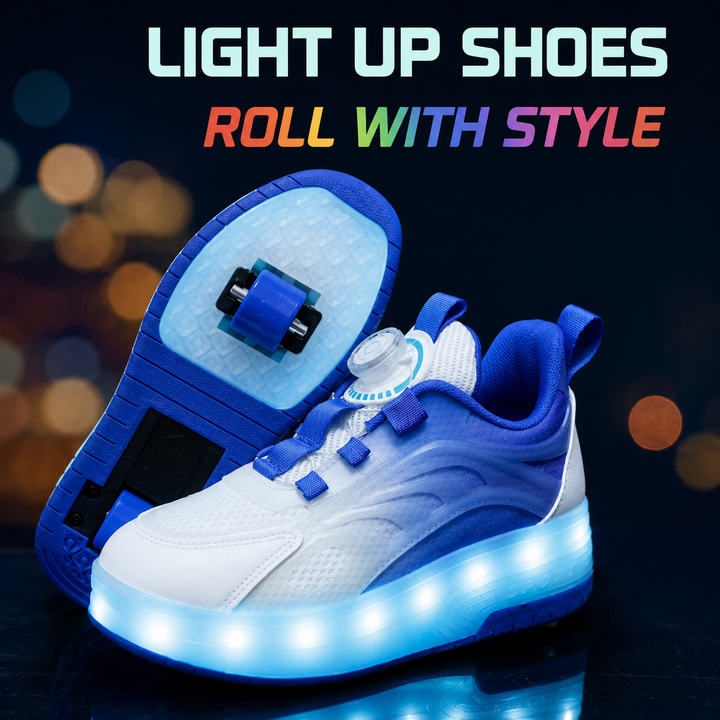 Ljussneakers för barn – färgglada, med LED-belysning för en lekfull look