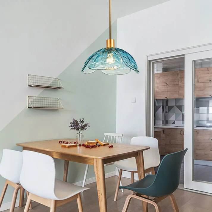 Blombladshängande Lampa - Elegant Nattlampa