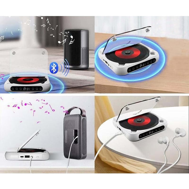 Bärbar CD-spelare - Bluetooth | Hi-Fi-ljud | Flera färger
