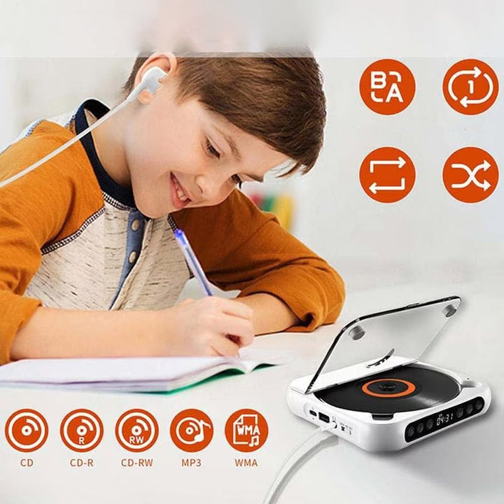 Bärbar CD-spelare - Bluetooth | Hi-Fi-ljud | Flera färger