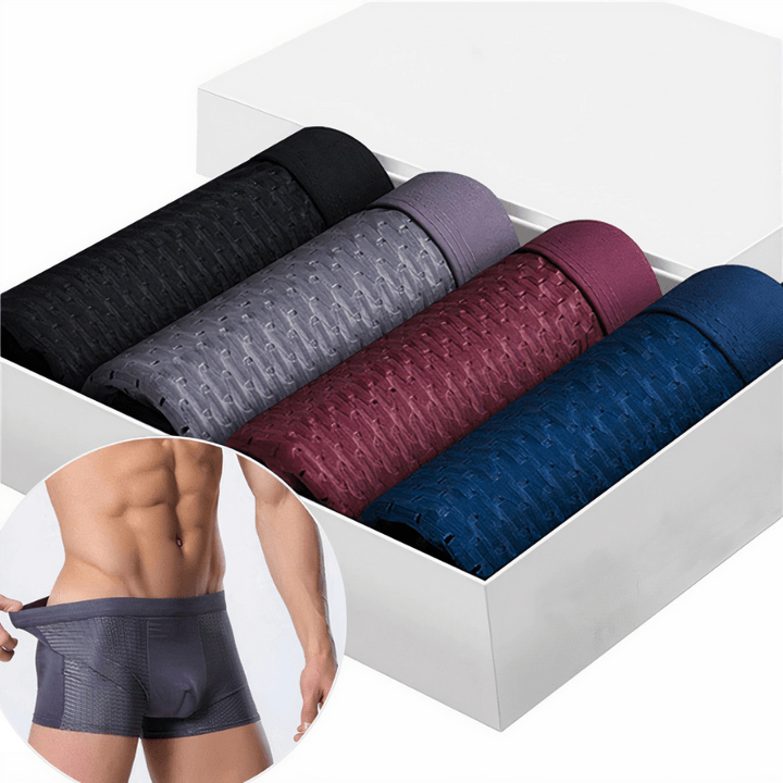 BAMBOOWEAR – Boxershorts i bambu för herrar för maximal komfort