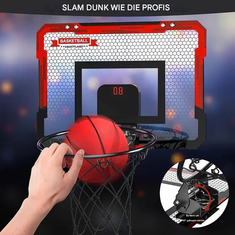 Mini basketkorg med elektronisk poängtavla – BouncePro