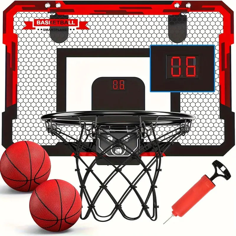Mini basketkorg med elektronisk poängtavla – BouncePro