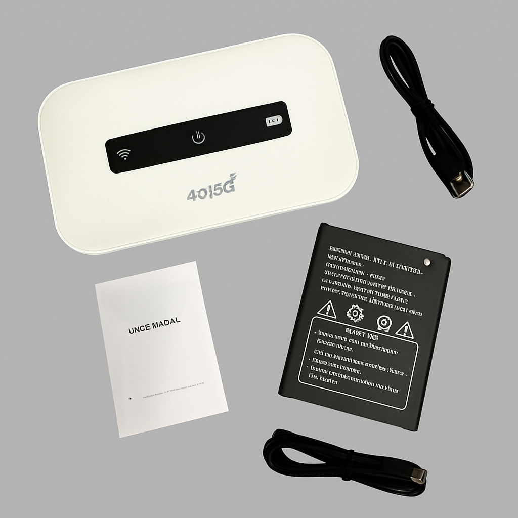 Bärbar Wi-Fi-router – Internetåtkomst när du är på språng