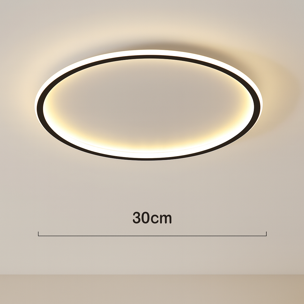 Rund LED-taklampa i skandinavisk stil | 1 ljuskälla