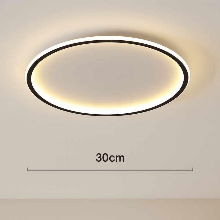 Rund LED-taklampa i skandinavisk stil | 1 ljuskälla