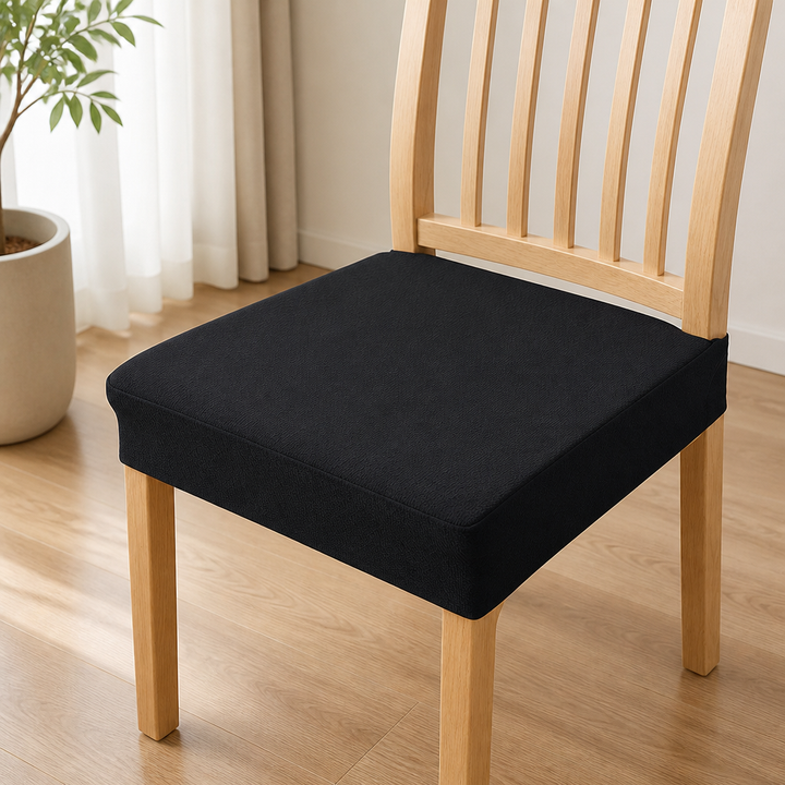 Vattentäta elastiska vävda stolsöverdrag, halkfri jacquard av polyester