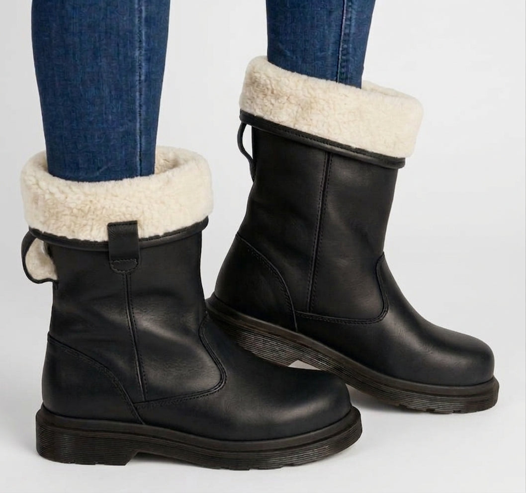 Boots herr i läder – fodrade, vattenavvisande, casual för höst och vinter