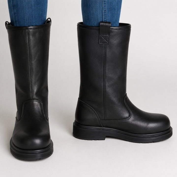 Boots herr i läder – fodrade, vattenavvisande, casual för höst och vinter