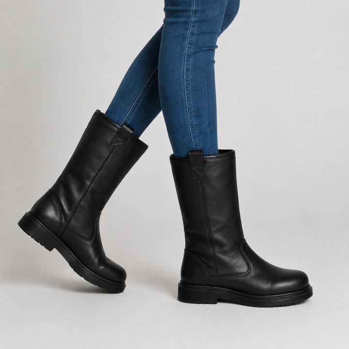Boots herr i läder – fodrade, vattenavvisande, casual för höst och vinter