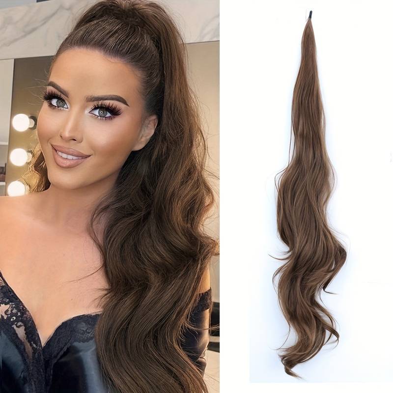 Flexibel Omslagsponytail för Långt och Fylligt Hår - Selena