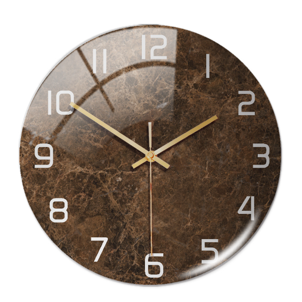 Elegant väggklocka med marmoreffekt – MarbleTime